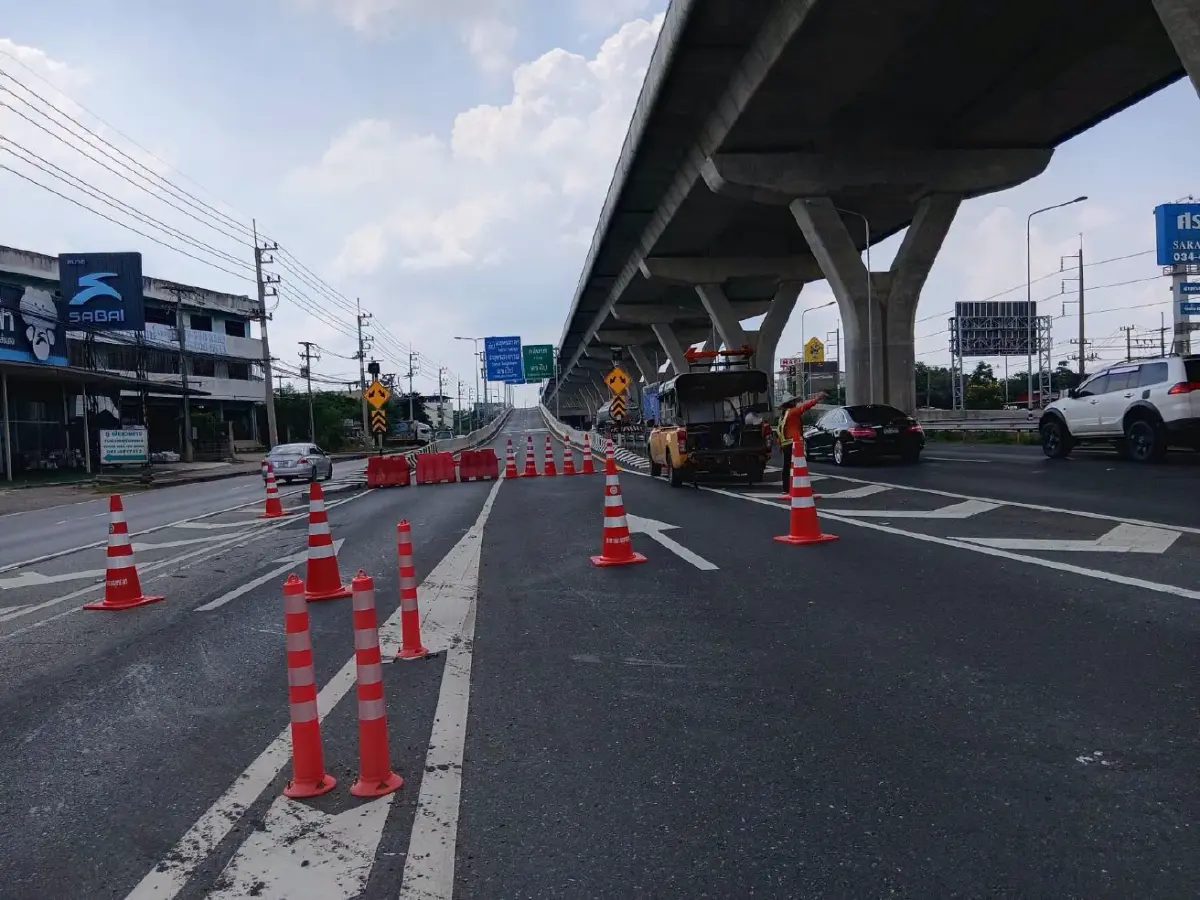 วิกฤติสายใต้ ปิดทางขึ้น M82 ด่านมหาชัย 2 ชั่วคราว หลังรถติดสะสม 6 กม.