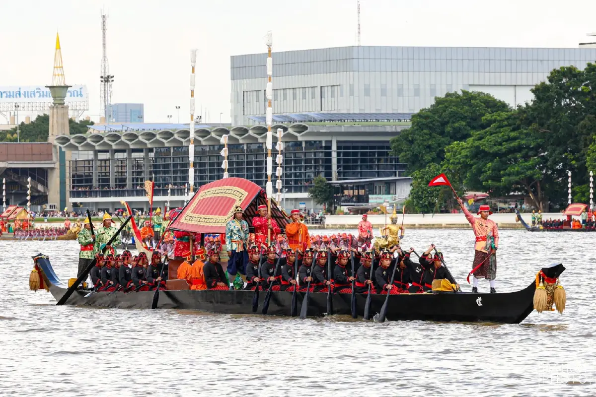 ประมวลภาพ ซ้อมใหญ่เสมือนจริง ขบวนพยุหยาตราทางชลมารค ครั้งที่ 1
