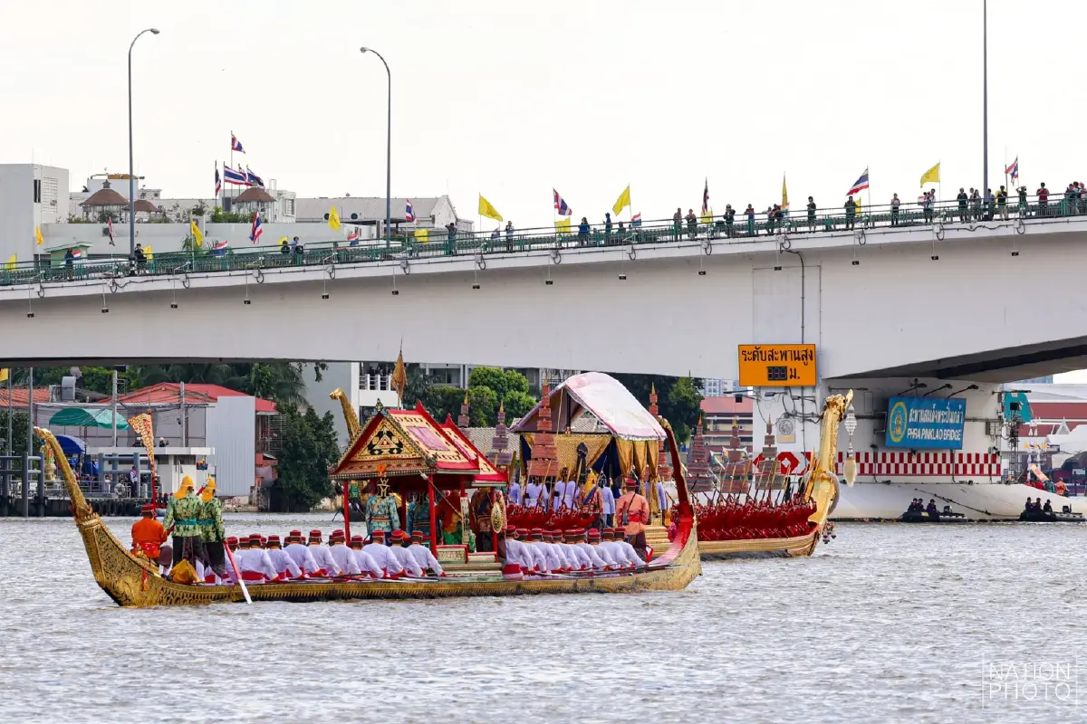 ประมวลภาพ ซ้อมใหญ่เสมือนจริง ขบวนพยุหยาตราทางชลมารค ครั้งที่ 1