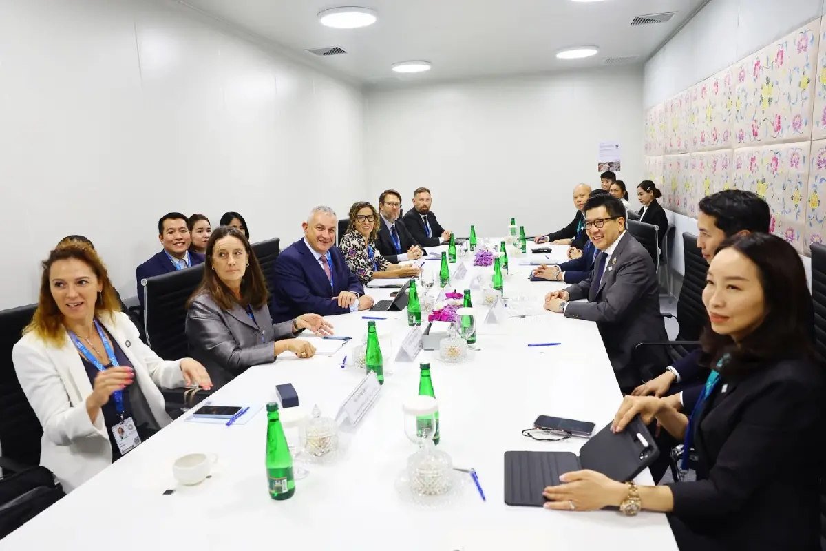 'เอกนิติ' หารือ กรรมาธิการยุโรป ร่วมมือ Global Gateway หนุนโครงการพื้นฐาน