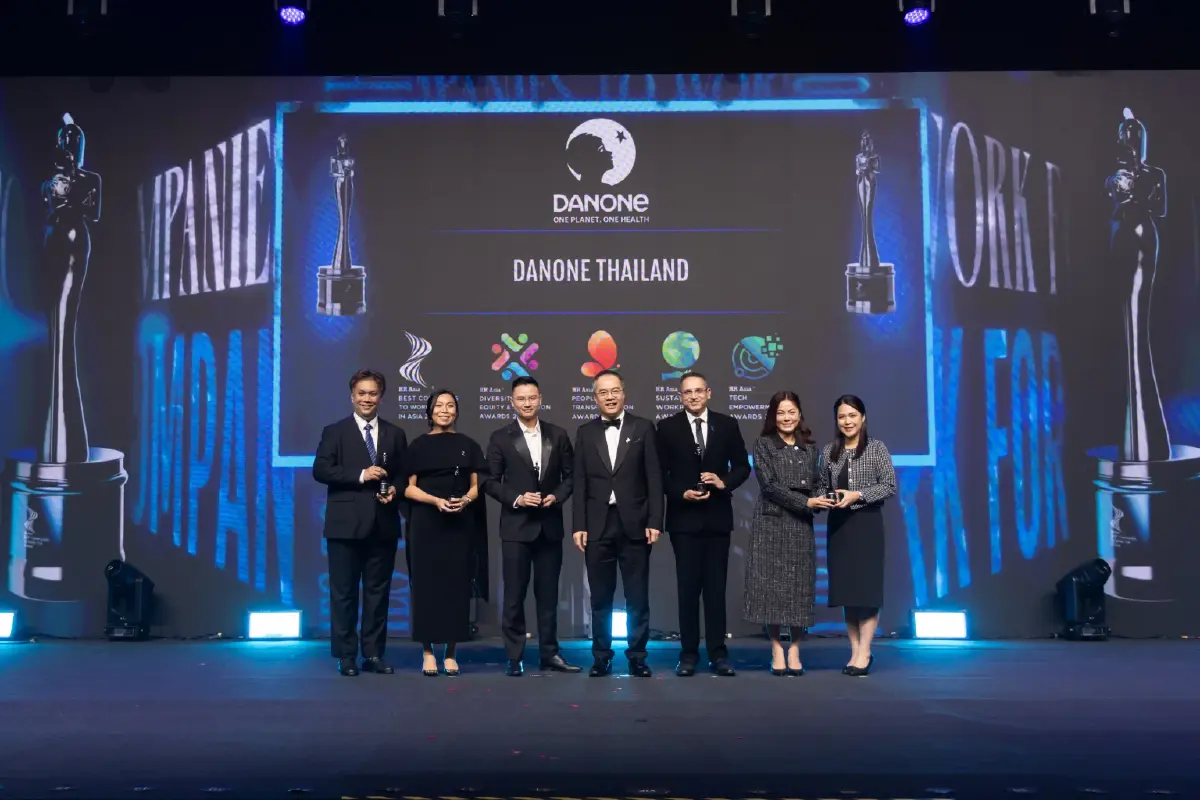 ดานอน ประเทศไทย กวาด 5 รางวัล HR Asia Awards 2026 ตอกย้ำองค์กรดีเด่น