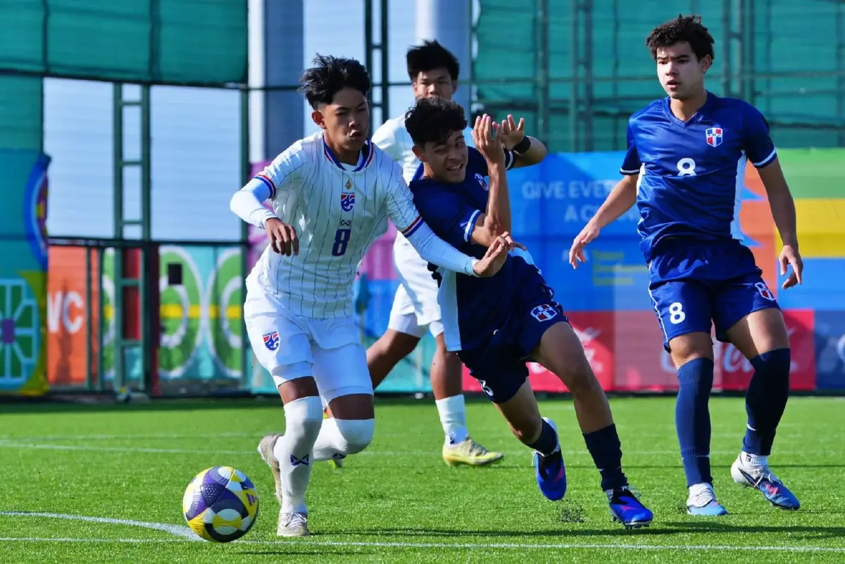 ถ่ายทอดสดฟุตบอล ทีมชาติไทย พบ โดมินิกัน เช็กผลบอล FIFA U-15 World Cup 2026