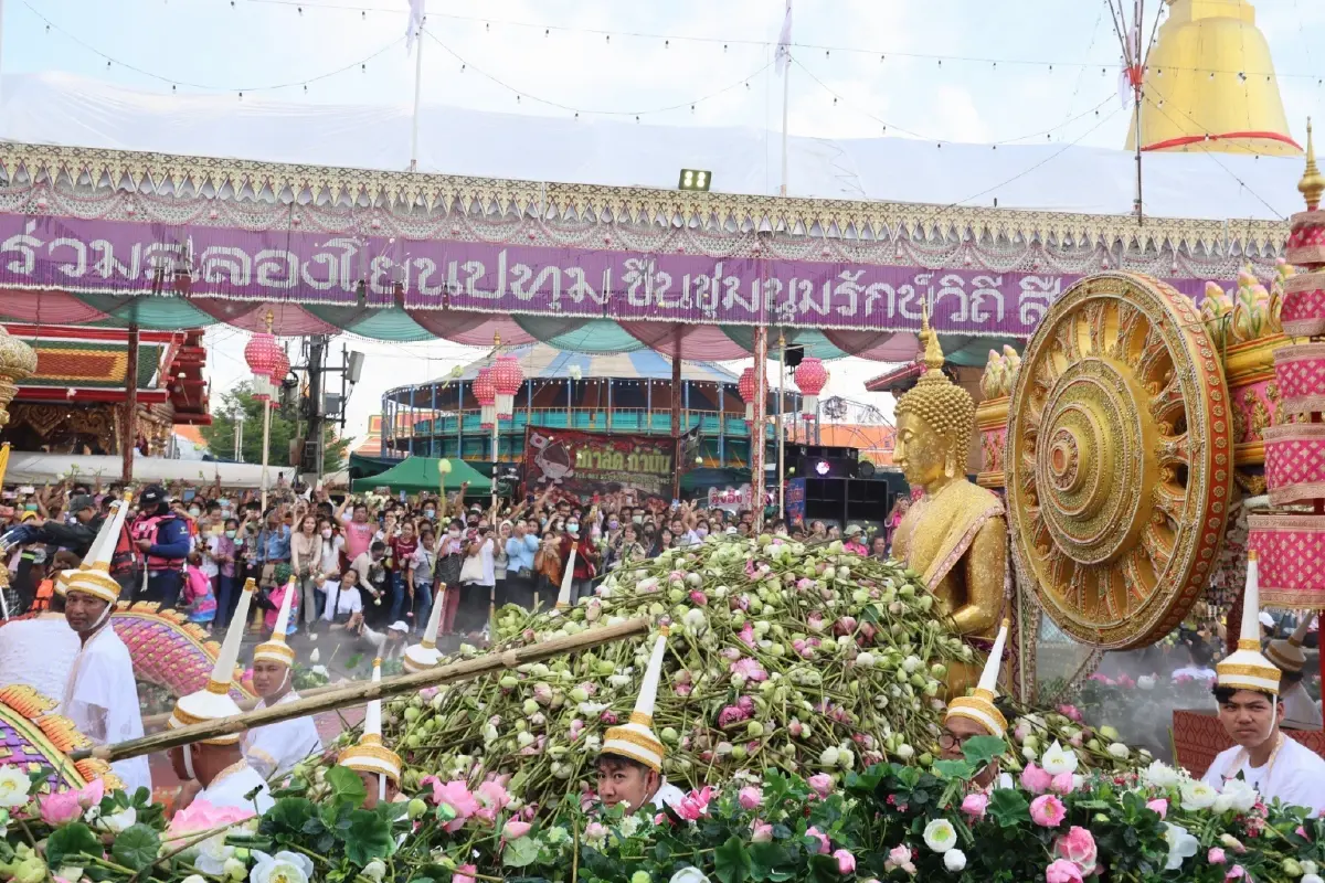 เช็กเส้นทาง แห่หลวงพ่อโตทางบก ประเพณีรับบัว 2569 ส่องเลขมงคลทะเบียนรถ