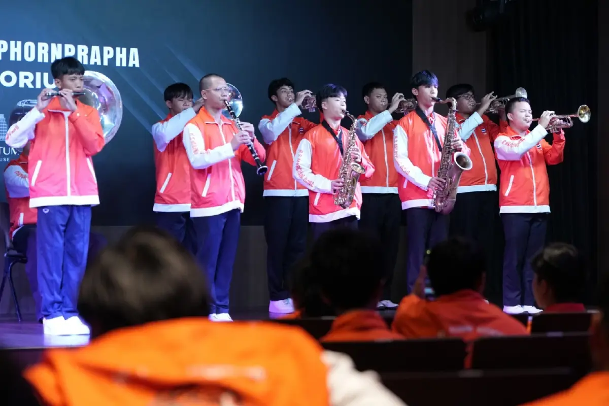 สยามดนตรียามาฮ่า ร่วมฉลองความสำเร็จแก่ วงโยธวาทิตโรงเรียนราชสีมาวิทยาลัย คว้าแชมป์โลก