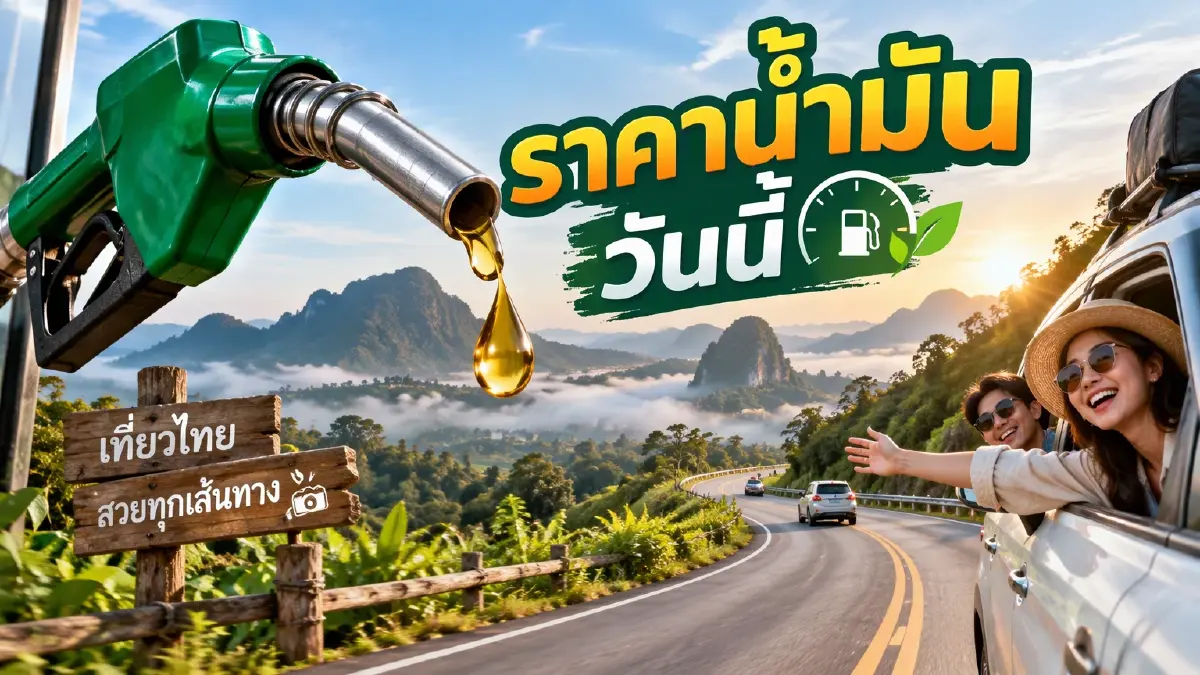 ราคาน้ำมันวันนี้ 23 ต.ค.69 อัปเดต ปตท. บางจาก ดีเซล เบนซิน แก๊สโซฮอล์ 95