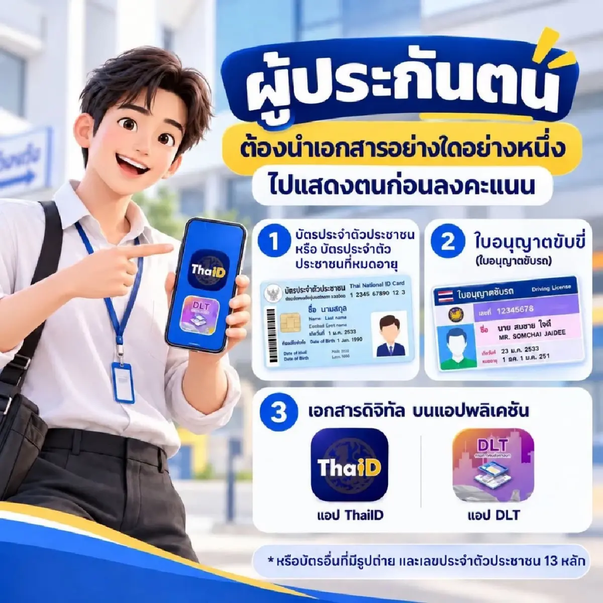 11 ต.ค.69 ผู้ประกันตนทุกคน ออกไปใช้สิทธิเลือกตั้งประกันสังคม 2569