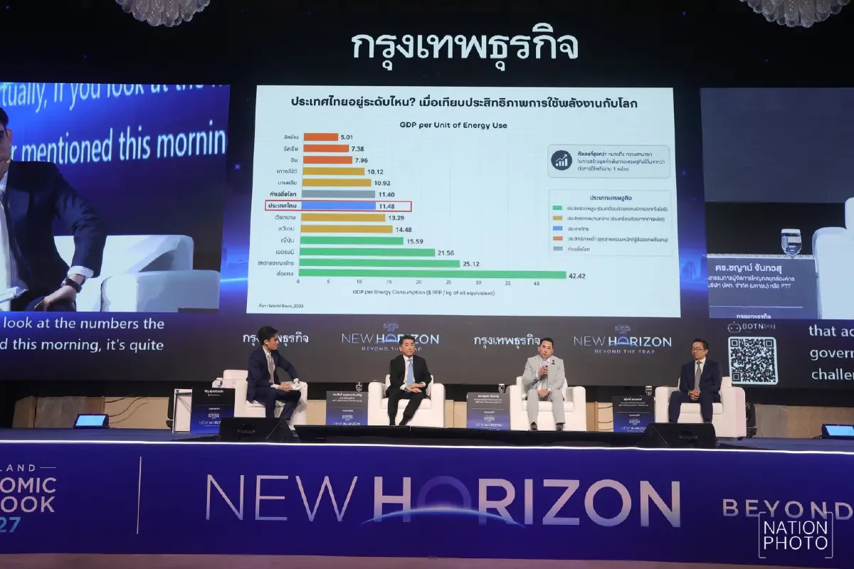 ปตท. ชี้เศรษฐกิจไทยติดหล่ม 40 ปี ชู 'AI-Data Center' ดัน New S-Curve