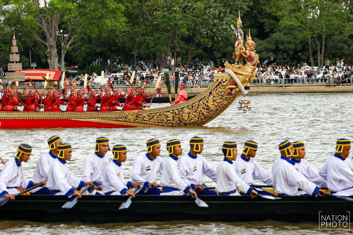 ประมวลภาพ ซ้อมใหญ่เสมือนจริง ขบวนพยุหยาตราทางชลมารค ครั้งที่ 1