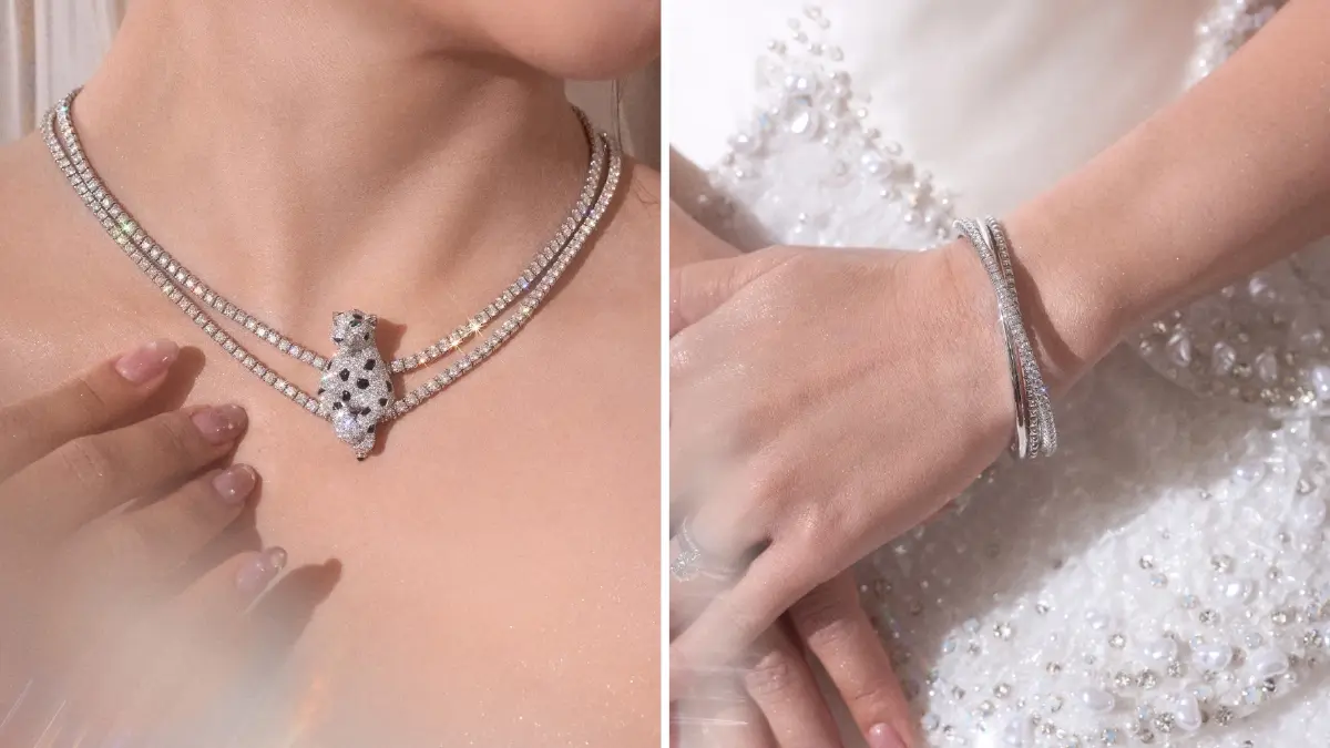 เปิดลุค 'พีพี กฤษฏ์' ร่วมงานแต่งพี่สาว 'เพชร ศสิพร' โมเมนต์พิเศษกับ Panthere de Cartier