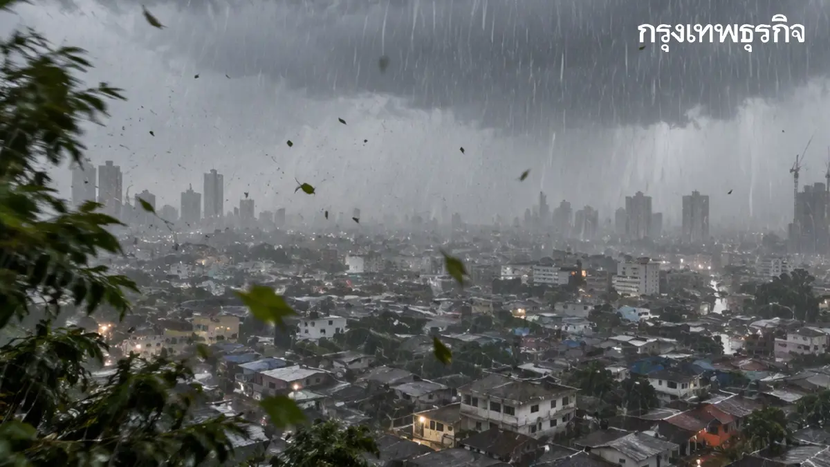 มาแล้วฝนรอบใหม่ กรมอุตุฯ ประกาศฉบับ 1 เตือนไทยรับมือ มหาฝน 8 วันรวด