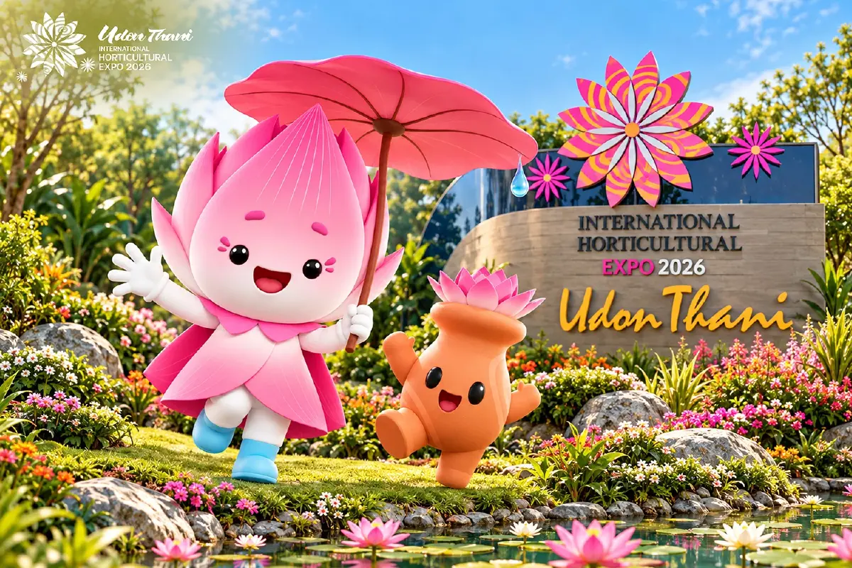 นับถอยหลังเปิดจักรวาลสีเขียว มหกรรมพืชสวนโลกอุดรธานี 2569 พร้อมลุย 1 พ.ย.