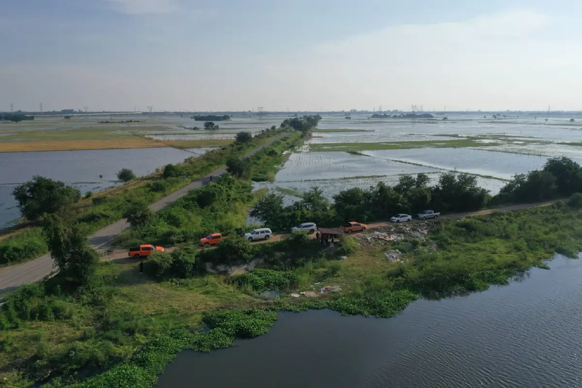 กางแผนกู้น้ำท่วมบางกุ่ม-ท่าวุ้ง คืนพื้นที่ทำนาปรัง 15 พ.ย.นี้