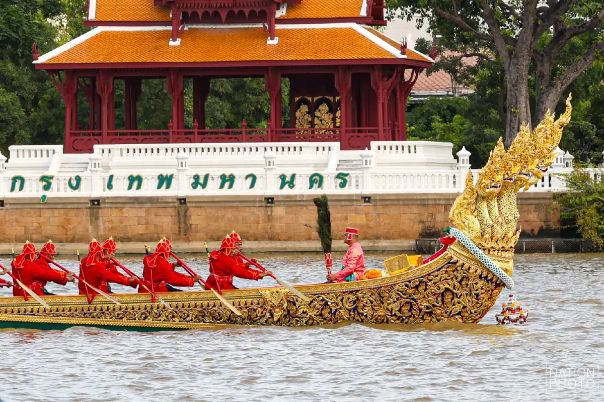 ประมวลภาพ ซ้อมใหญ่เสมือนจริง ขบวนพยุหยาตราทางชลมารค ครั้งที่ 1