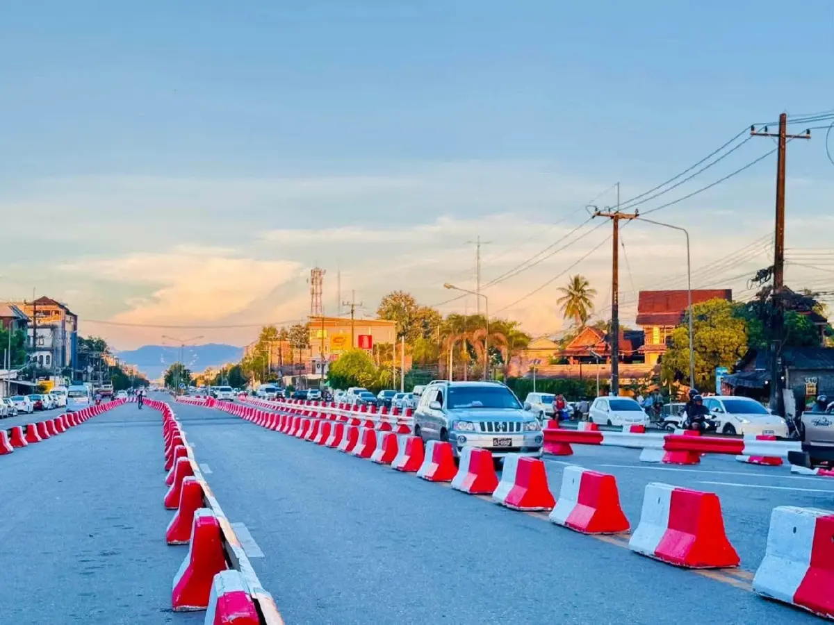 แม่สอดรถติดลด จัดระเบียบจราจร สะพานมิตรภาพไทย–เมียนมา แห่งที่ 1