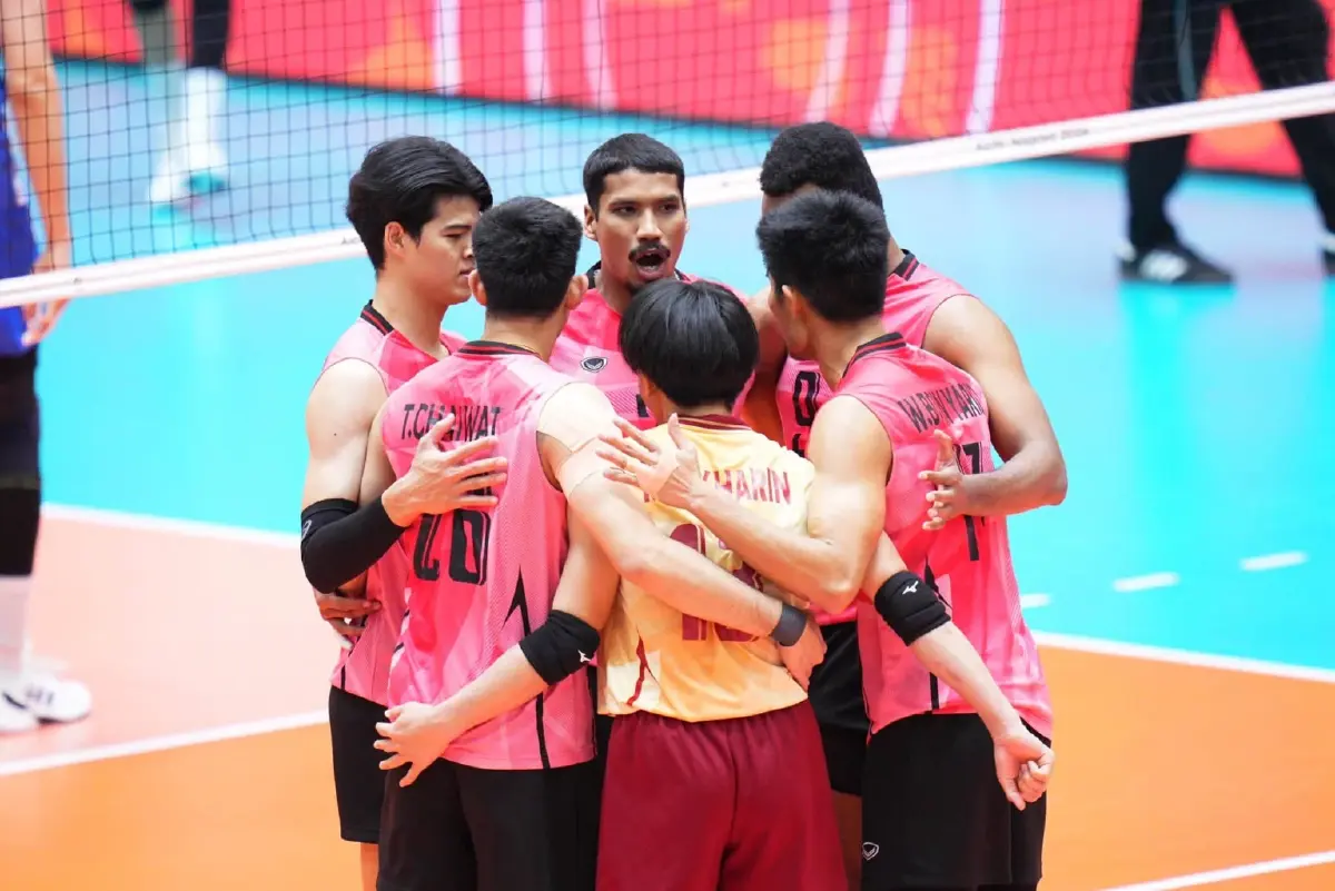 ดูวอลเลย์บอลสด ทีมชาย 'ไทย พบ กาตาร์' เอเชียนเกมส์ 2026 จัดอันดับ 5-8
