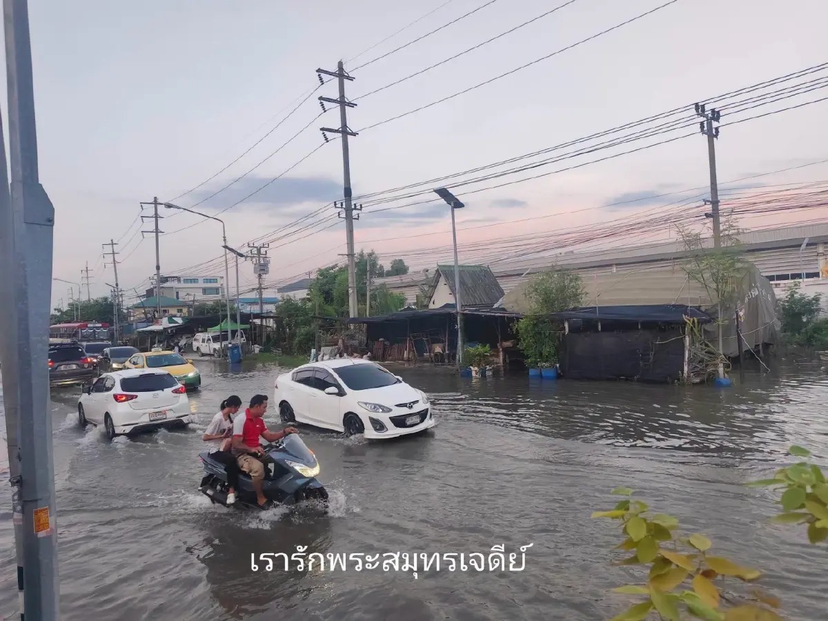 น้ำทะเลหนุนสูงทะลัก บางแสน-แม่กลอง เตือน 8 จว.รับมือจ่อกระทบ 3 วัน