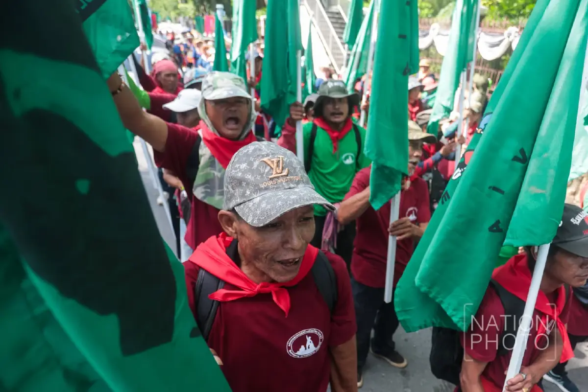 สมัชชาคนจน บุกศูนย์ฯ สิริกิติ์ กดดัน IMF–World Bank ค้านทุนโลก-อธิปไตยทางอาหาร