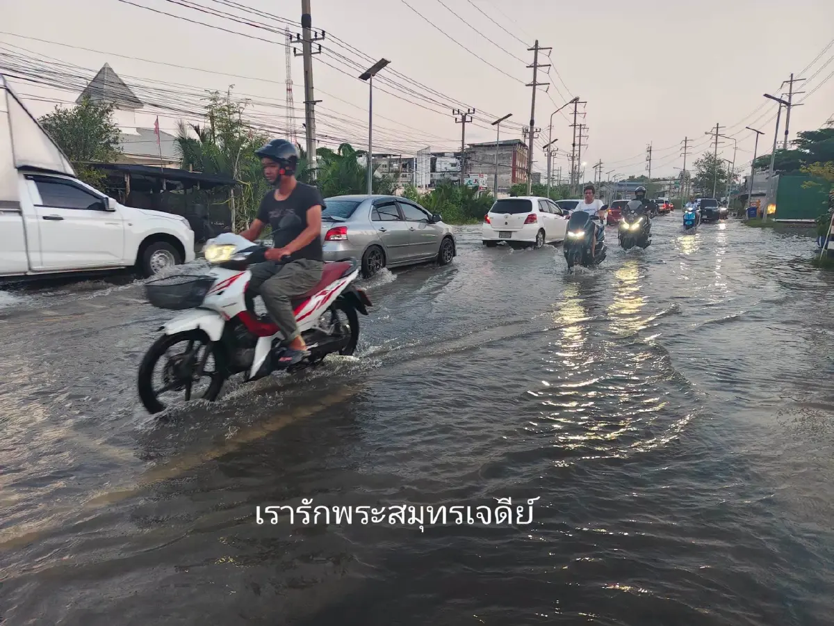 น้ำทะเลหนุนสูงทะลัก บางแสน-แม่กลอง เตือน 8 จว.รับมือจ่อกระทบ 3 วัน
