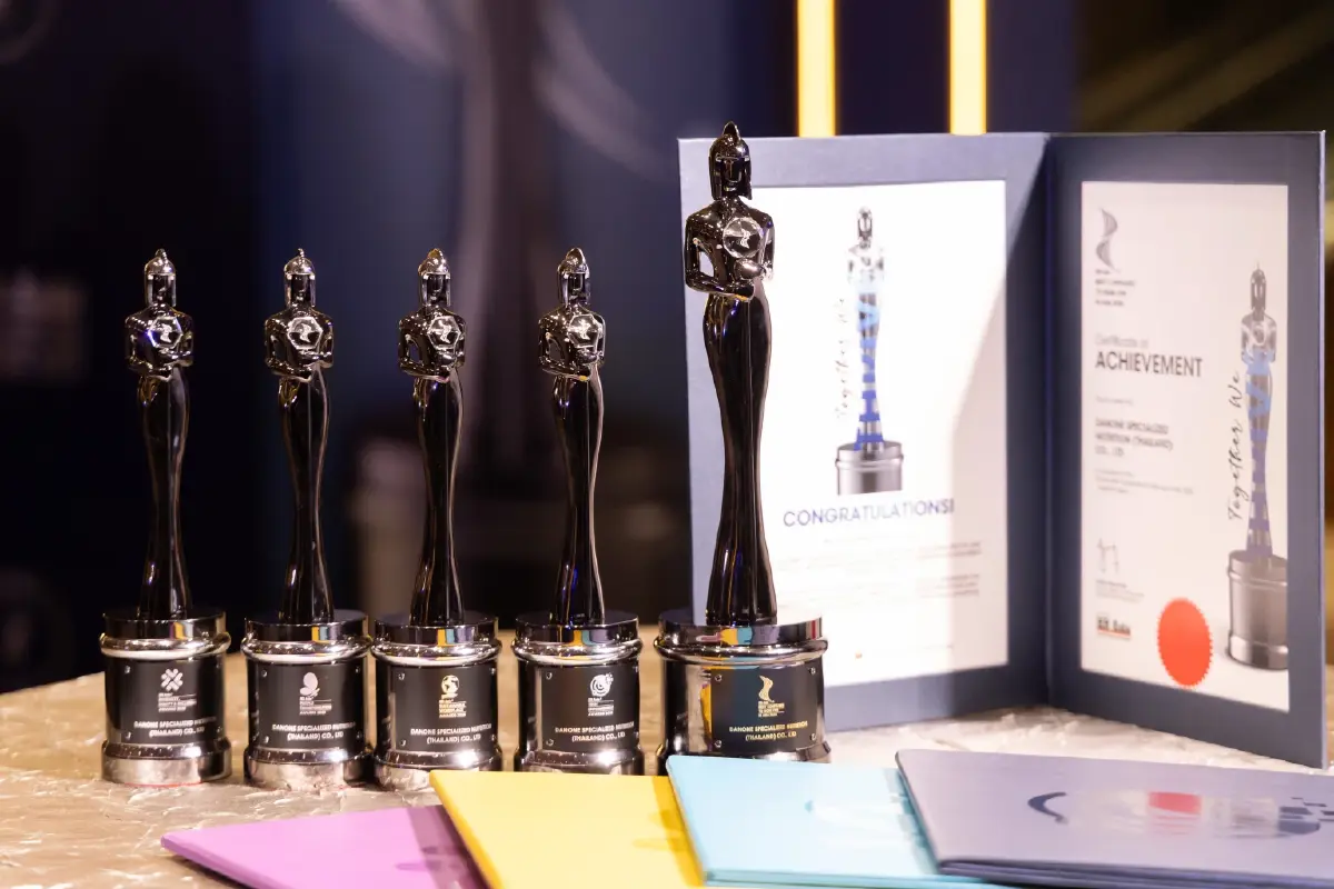 ดานอน ประเทศไทย กวาด 5 รางวัล HR Asia Awards 2026 ตอกย้ำองค์กรดีเด่น