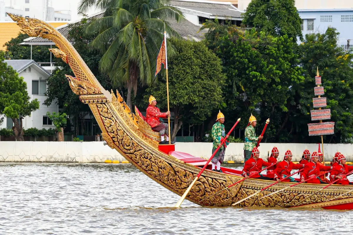 ประมวลภาพ ซ้อมใหญ่เสมือนจริง ขบวนพยุหยาตราทางชลมารค ครั้งที่ 1