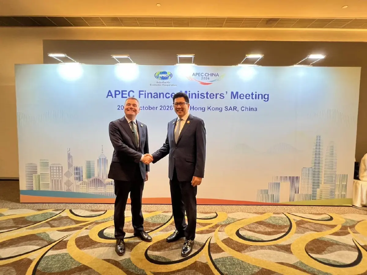 'เอกนิติ' เยือนฮ่องกง ร่วมประชุม 'APEC FMM' ชูพื้นฐานดิจิทัล โชว์ความพร้อมเป็นสมาชิก OECD