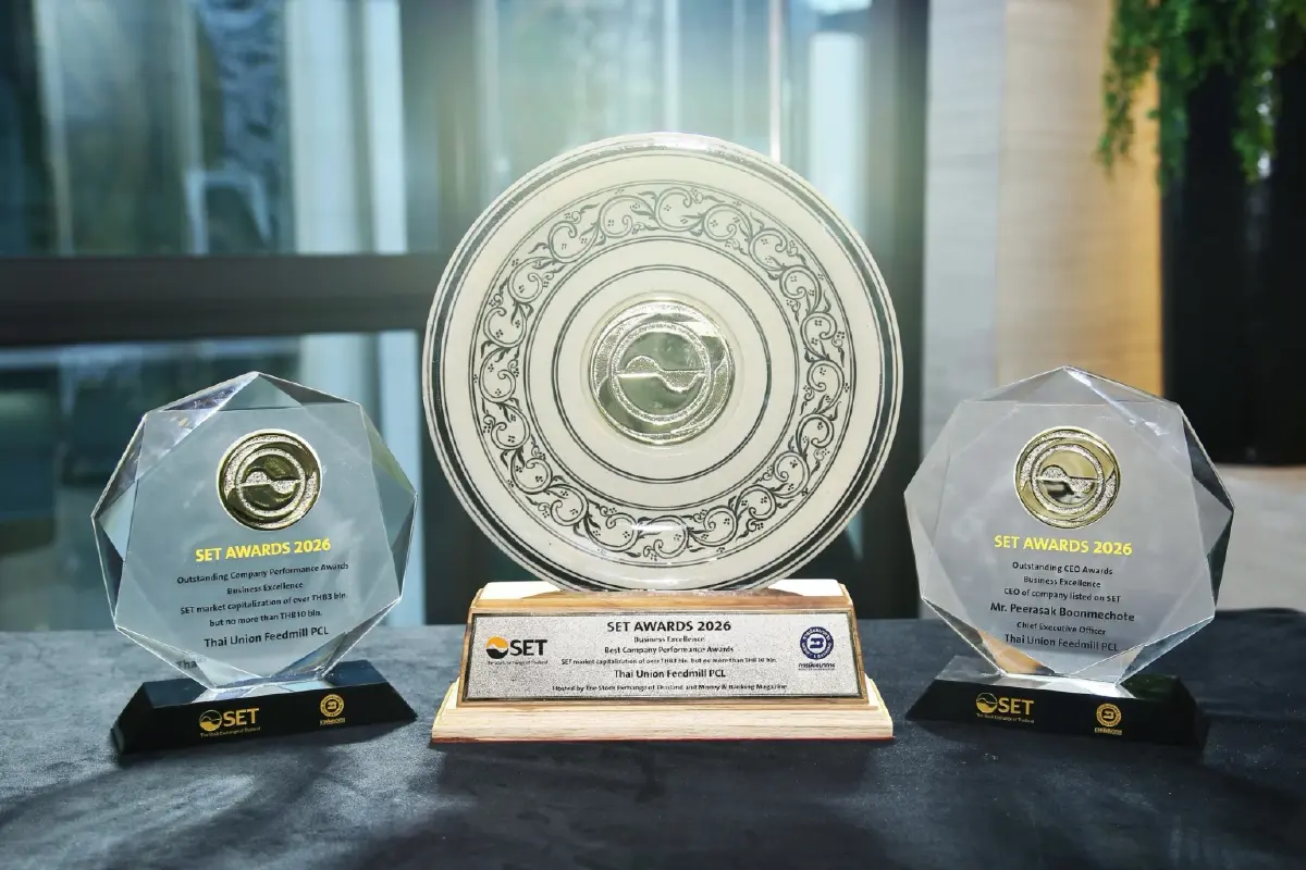 ไทยยูเนี่ยน ฟีดมิลล์ คว้า 2 รางวัล บนเวที SET Awards 2026