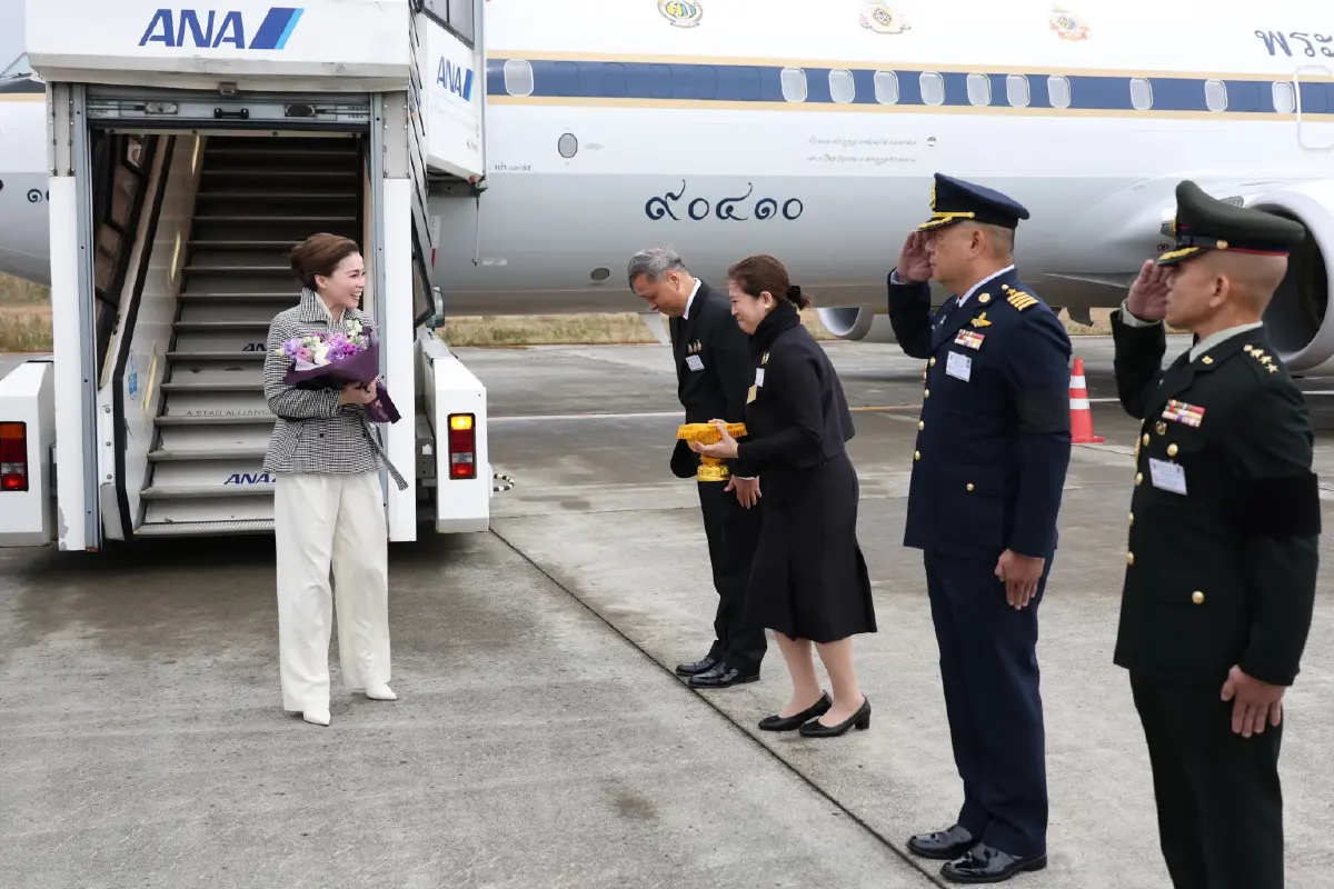 พระราชินี เสด็จฯ ถึงญี่ปุ่น เพื่อทรงปฏิบัติพระราชกรณียกิจ ระหว่างวันที่ 14-22 ต.ค. 69