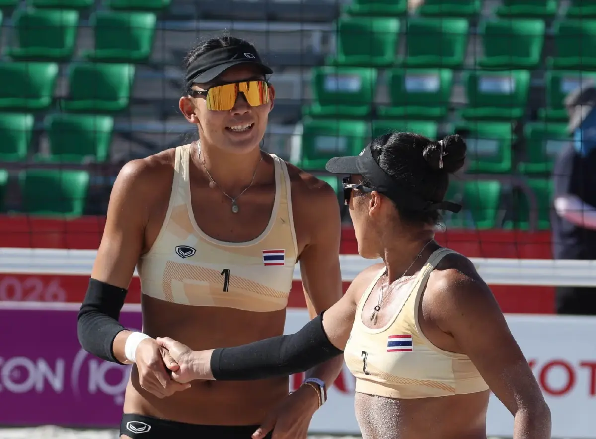 ชิงเหรียญทอง! ถ่ายทอดสดวอลเลย์บอลชายหาด 'ไทย พบ จีน' เอเชียนเกมส์ 2026