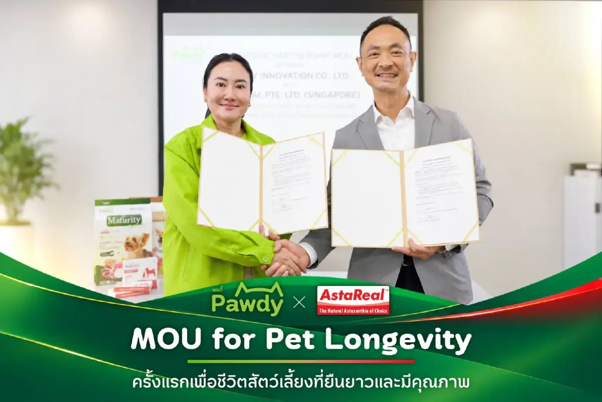 Pawdy เขย่าตลาดสัตว์เลี้ยง ชูนวัตกรรม AstaReal ดันเทรนด์ Reverse Aging