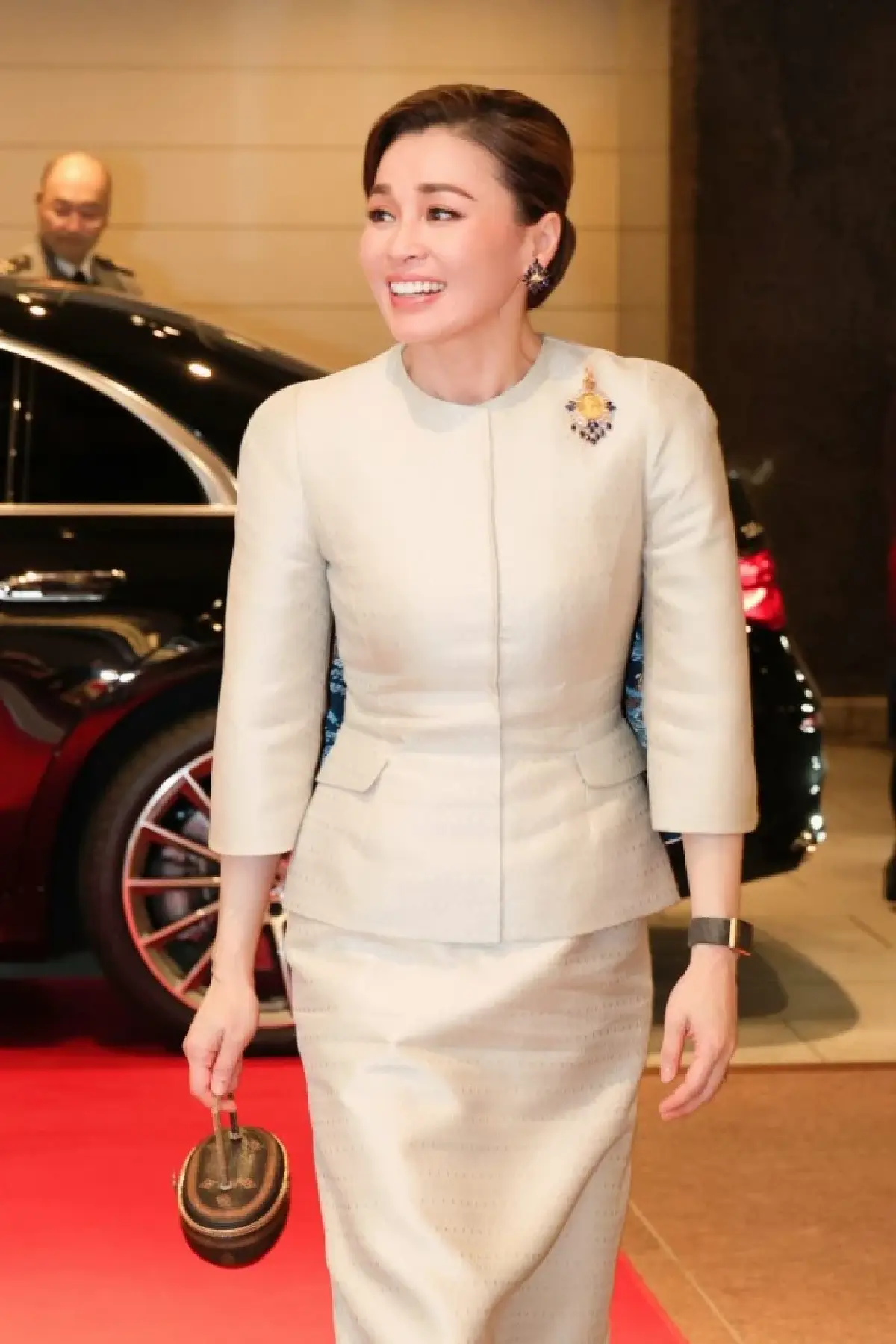 พระราชินี เข้าเฝ้าฯ สมเด็จพระจักรพรรดิ สมเด็จพระจักรพรรดินีแห่งญี่ปุ่น ณ พระราชวังอิมพีเรียล