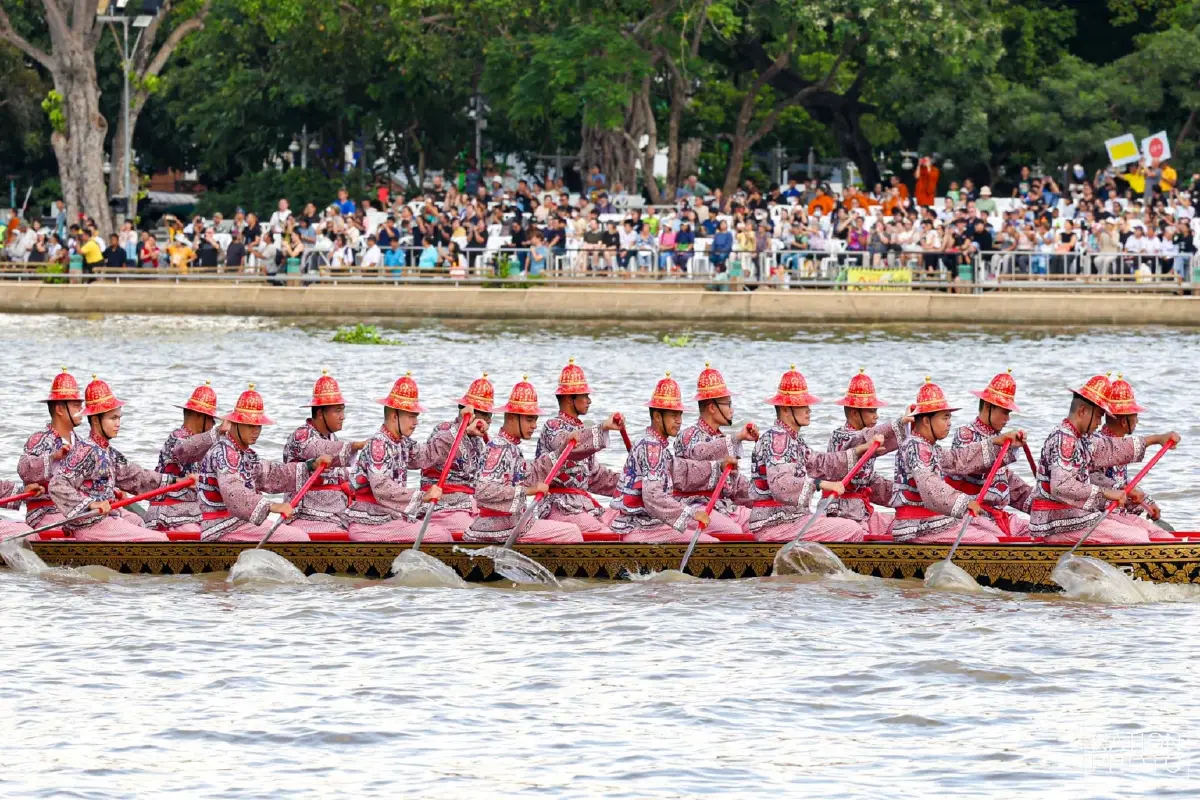 ประมวลภาพ ซ้อมใหญ่เสมือนจริง ขบวนพยุหยาตราทางชลมารค ครั้งที่ 1