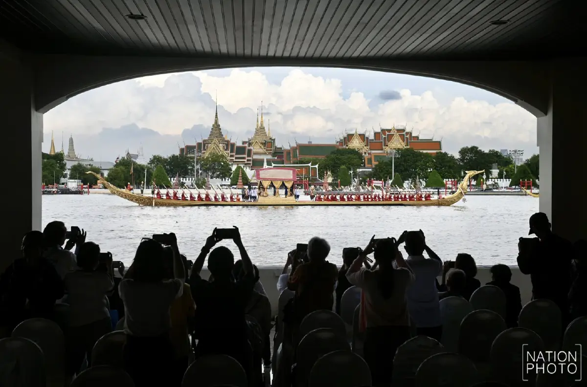 ประมวลภาพ ซ้อมใหญ่เสมือนจริง ขบวนพยุหยาตราทางชลมารค ครั้งที่ 1