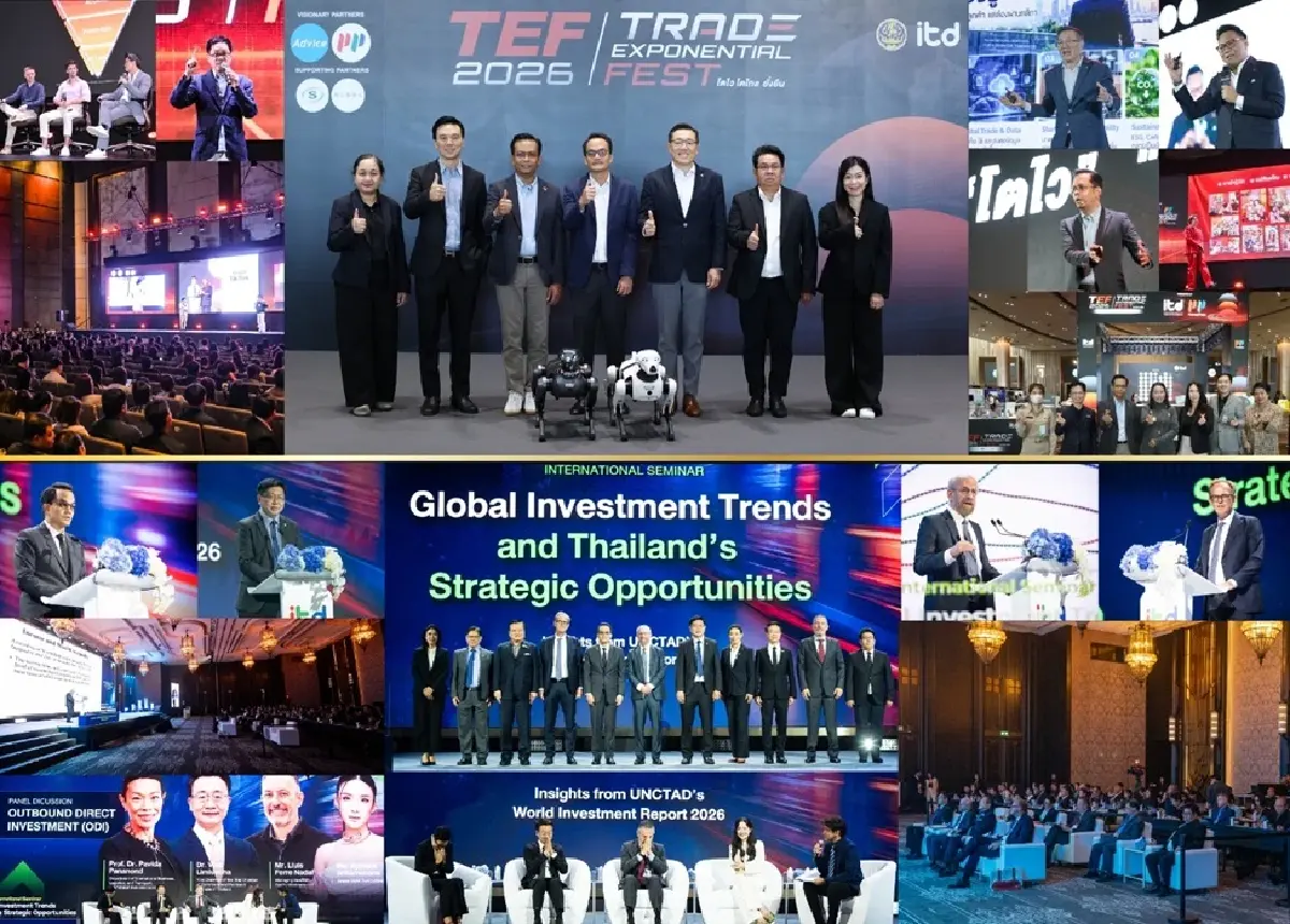 ITD สร้างโอกาสใหม่ เศรษฐกิจไทย ผ่าน 4 เวทีสำคัญ เชื่อมผู้ประกอบการไทยสู่ตลาดโลก 