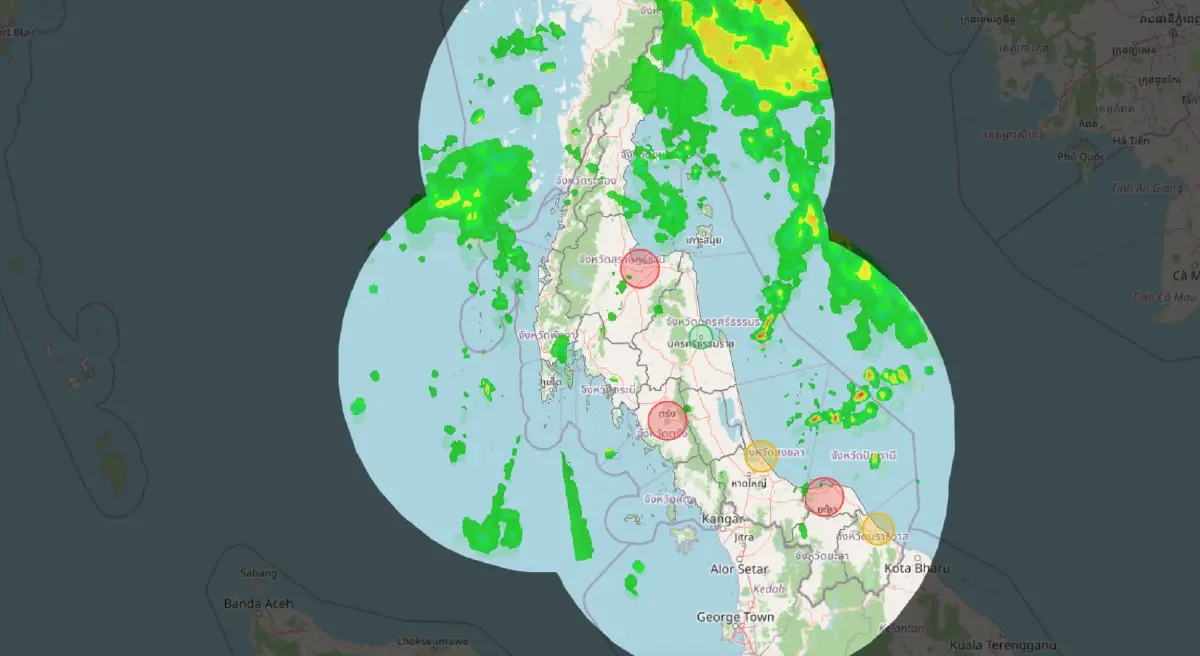 หาดใหญ่ สั่งเดินเครื่องสูบน้ำ 24 ชม. รับมือ ฝนซัดมรสุม 15 จังหวัดใต้