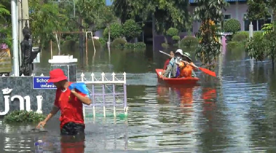 "น้ำลำเชียงไกร" ทะลักท่วมแหล่งโบราณ เร่งอพยพกว่า 200 หลังคาเรือน