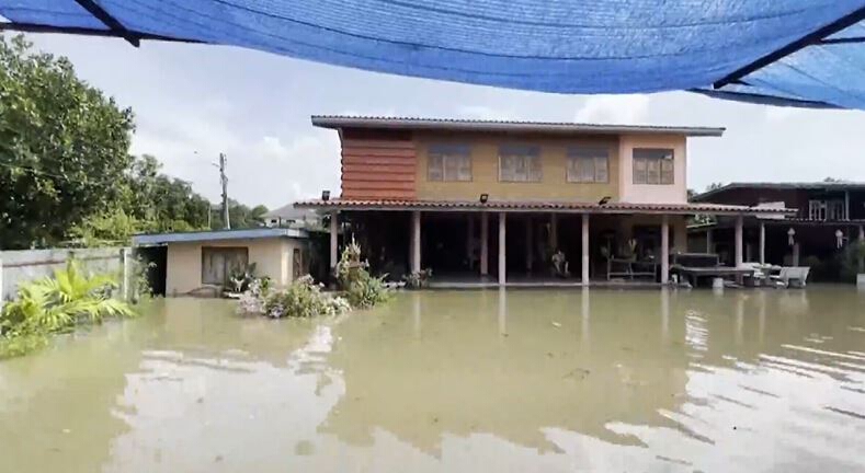 สถานการณ์น้ำท่วม "ลพบุรี" อ่วมหนัก "บ้านหมี่-ชัยบาดาล" จมบาดาล