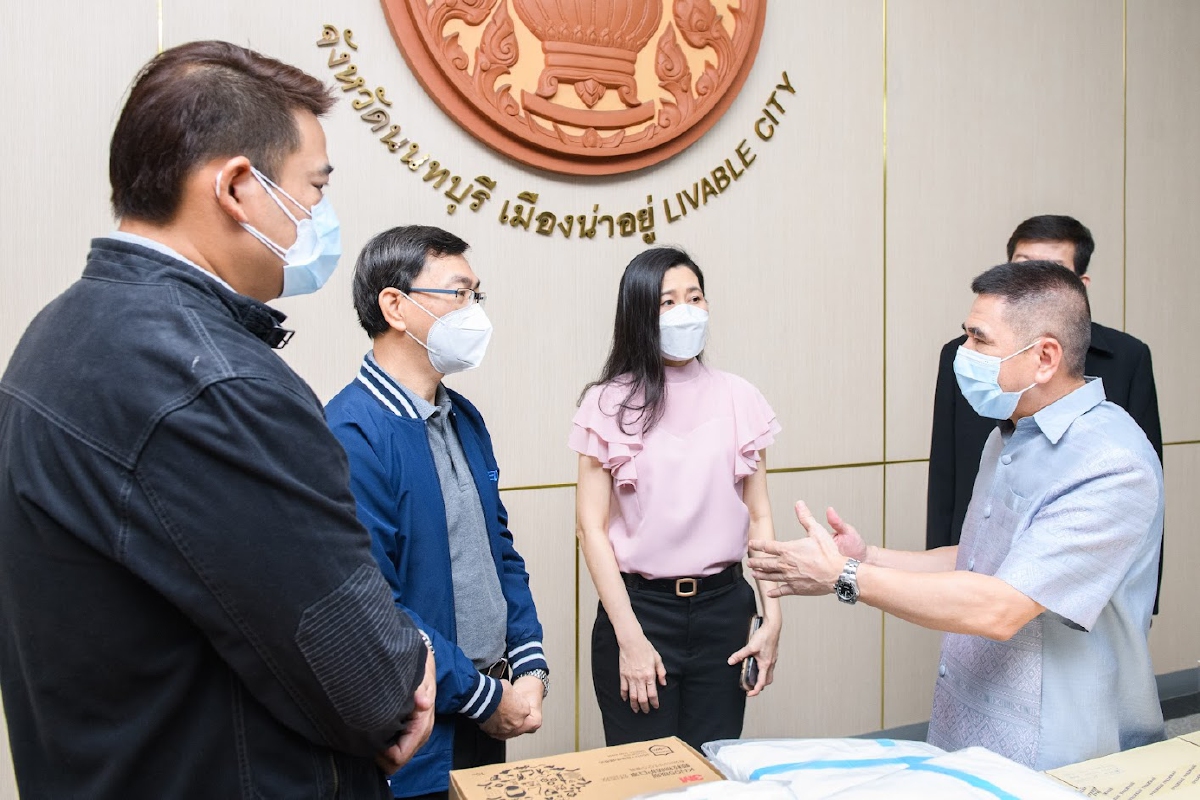 “GED” สนับสนุนจ.นนทบุรี เดินหน้าดูแลผู้ติดเชื้อโควิดเชิงรุก