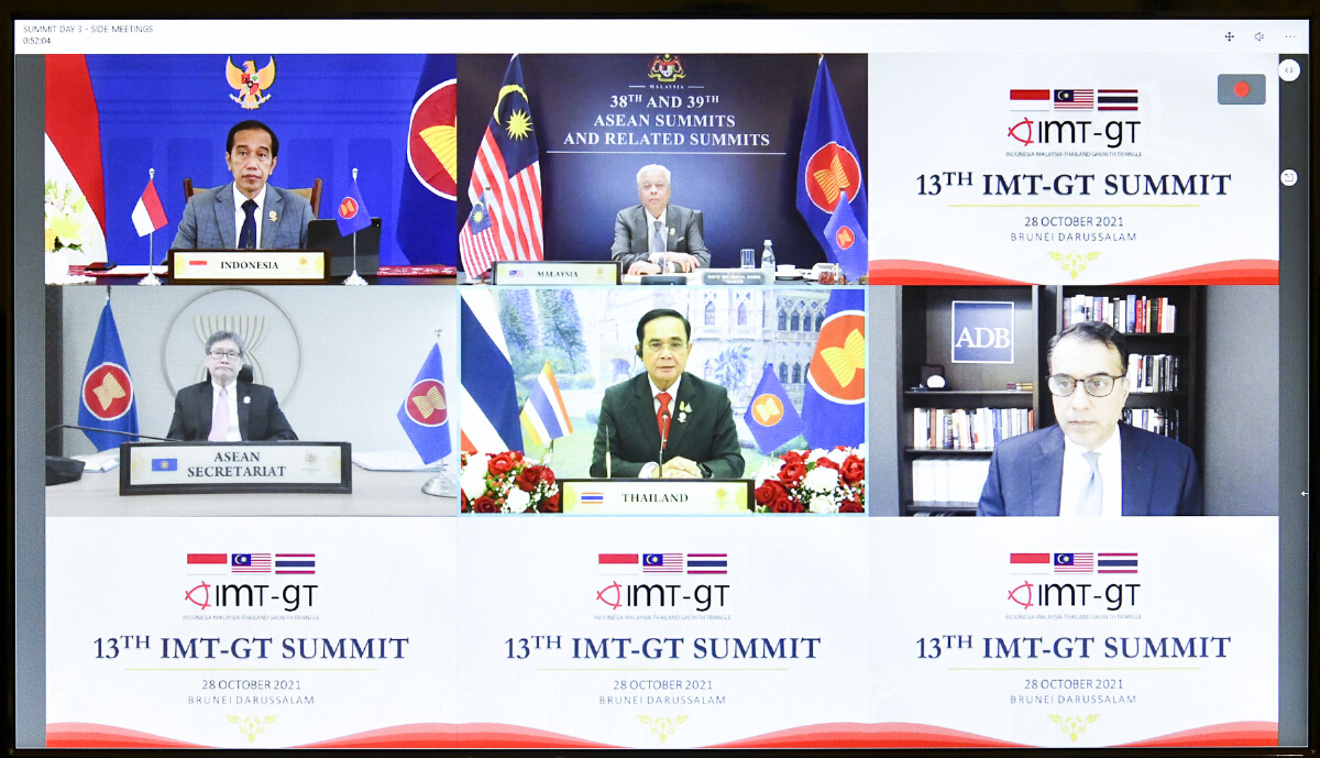 นายกฯร่วมประชุม IMT-GT ผลักดันการลงทุนโครงสร้างพื้นฐาน 1.2 ล้านล้าน