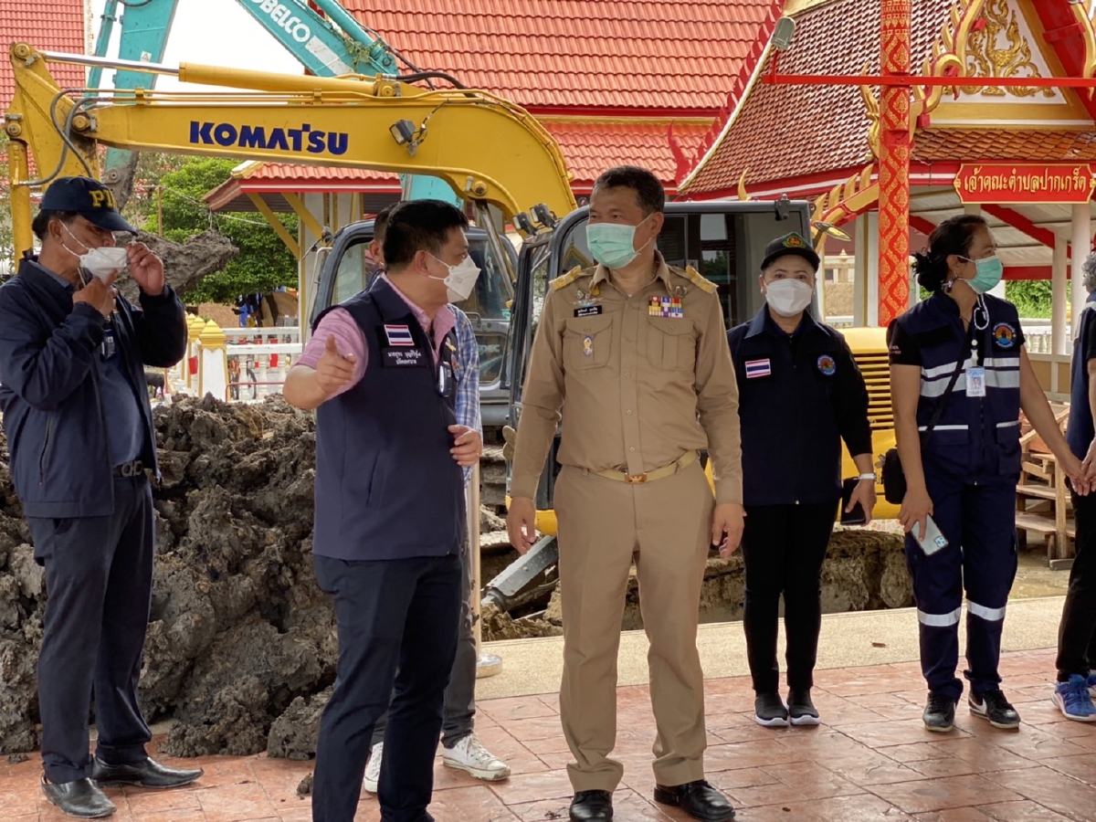 “ปลัดมหาดไทย”ลงพื้นที่ปากเกร็ด-มท.1 สั่งผู้ว่าฯติดตามสถานการณ์น้ำท่วม