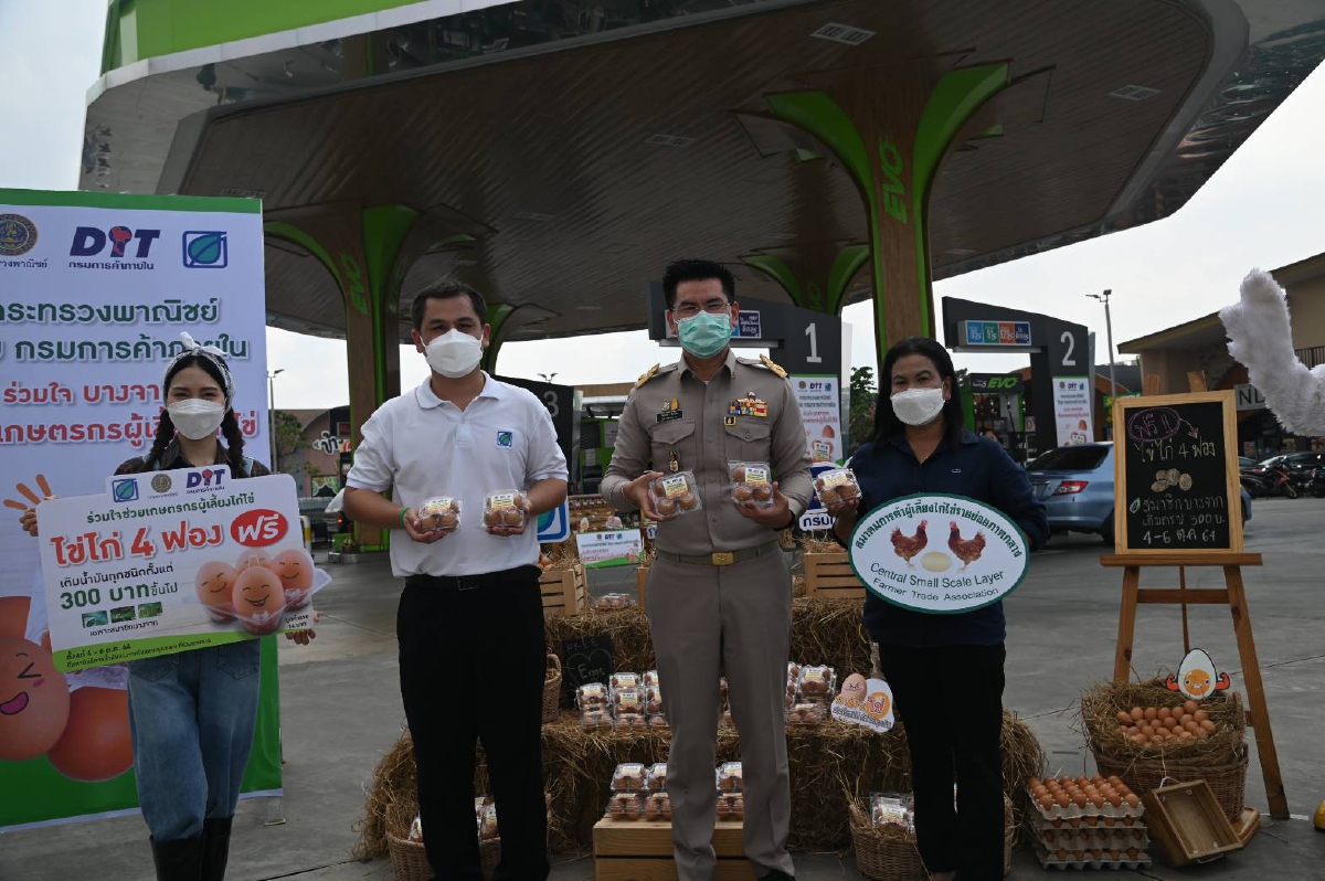 พาณิชย์จับมือปั๊มน้ำมัน แก้ปัญหาไข่ไก่ล้นตลาด