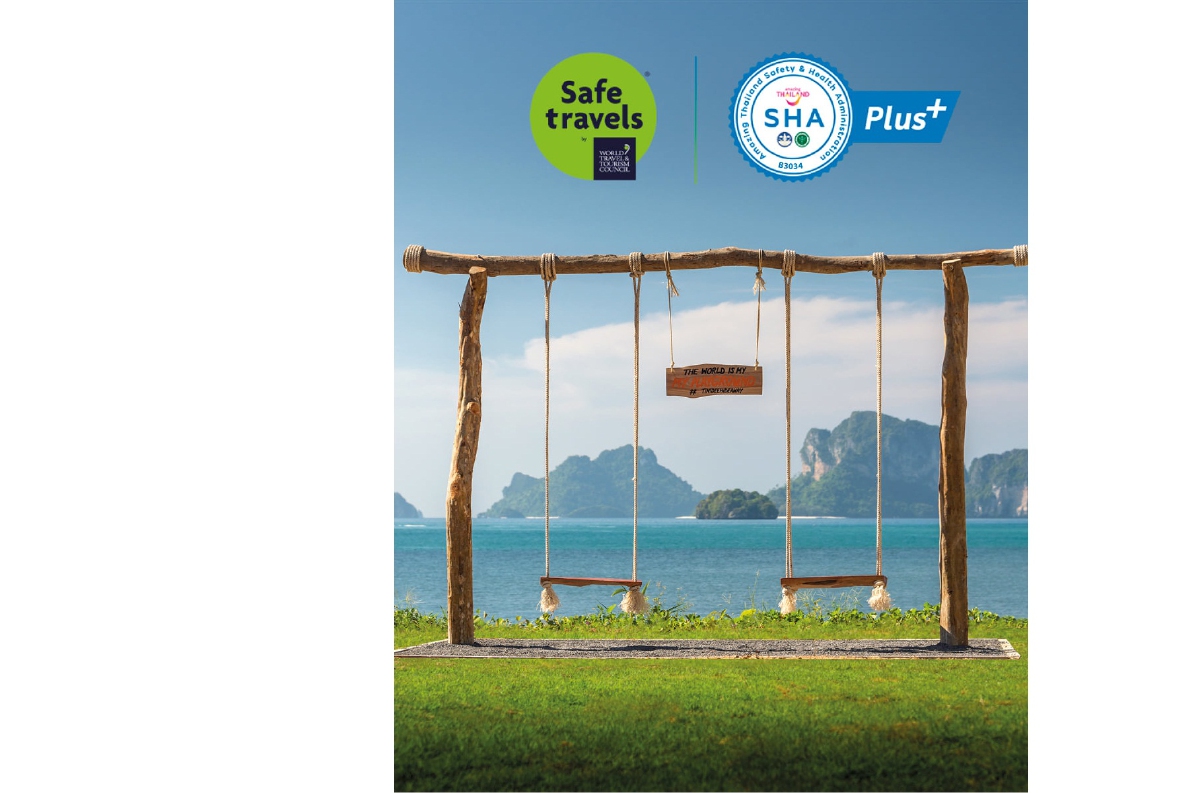 ทินิดี ไฮด์อเวย์ ต้นไทร บีช กระบี่ รับมาตรฐาน SHA PLUS และ Safe Travels