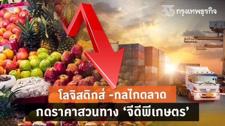 โลจิสติกส์-กลไกตลาด  กดราคาสวนทาง“จีดีพีเกษตร”