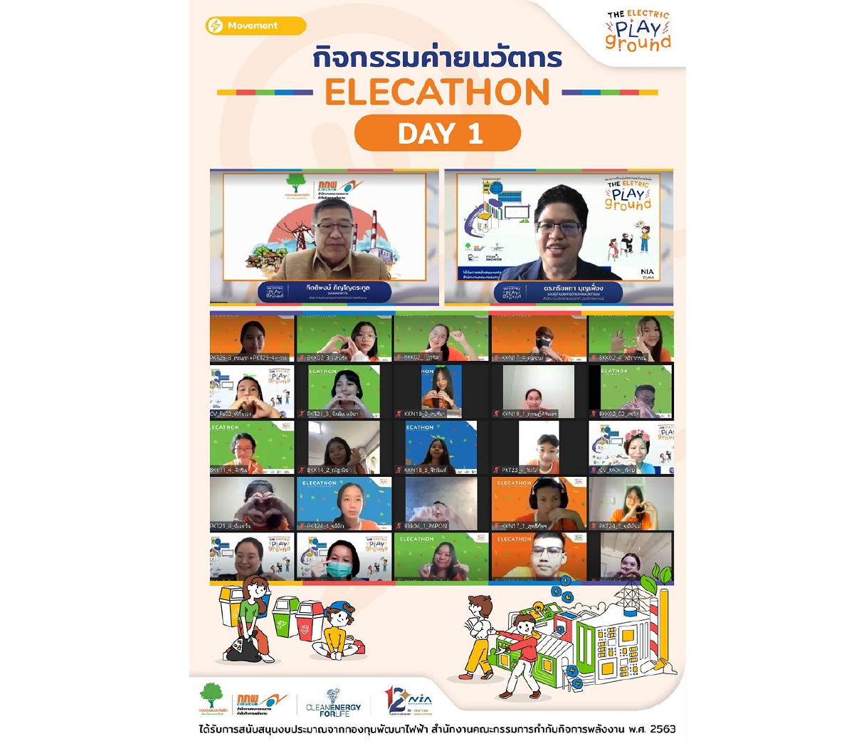 “NIA - กกพ.” คัด 25 นวัตกรรมพลังงานไฟฟ้าจากเยาวชนหัวกะทิ