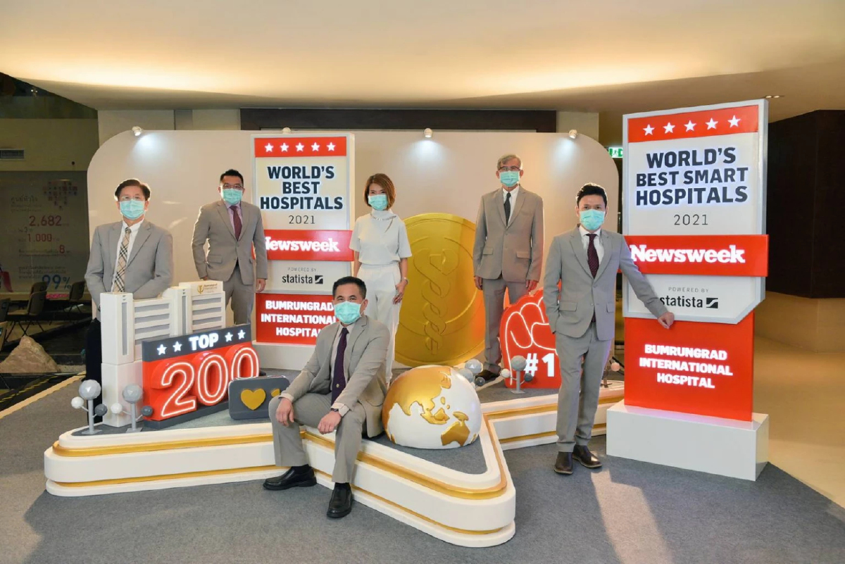 บำรุงราษฎร์ ได้รับการจัดอันดับ ‘โรงพยาบาลอัจฉริยะที่ดีที่สุดในโลก ปี 2564’
