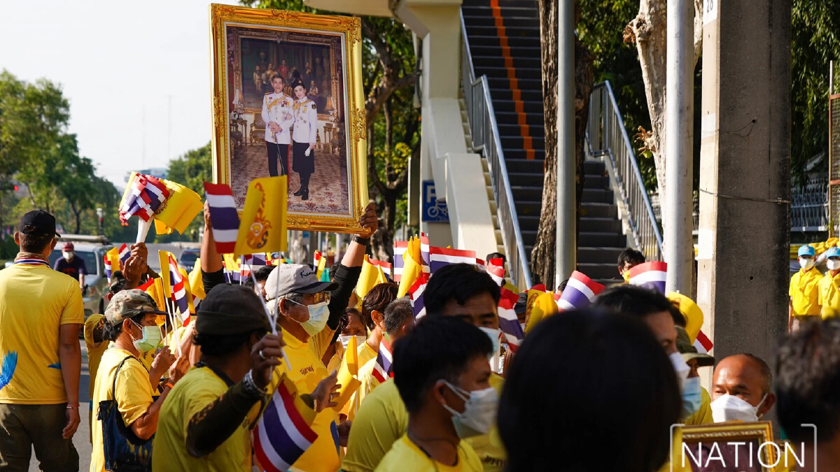 ปชช.ตรวจคัดกรองโควิด ก่อนรับเสด็จฯ พิธีวางศิลาฤกษ์พระบรมราชานุสาวรีย์ ร.9