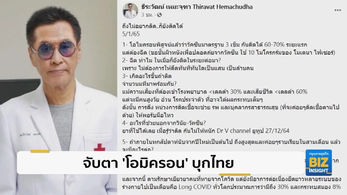 จับตา ’โอมิครอน’ บุกไทย สาธารณสุขรับไหว?