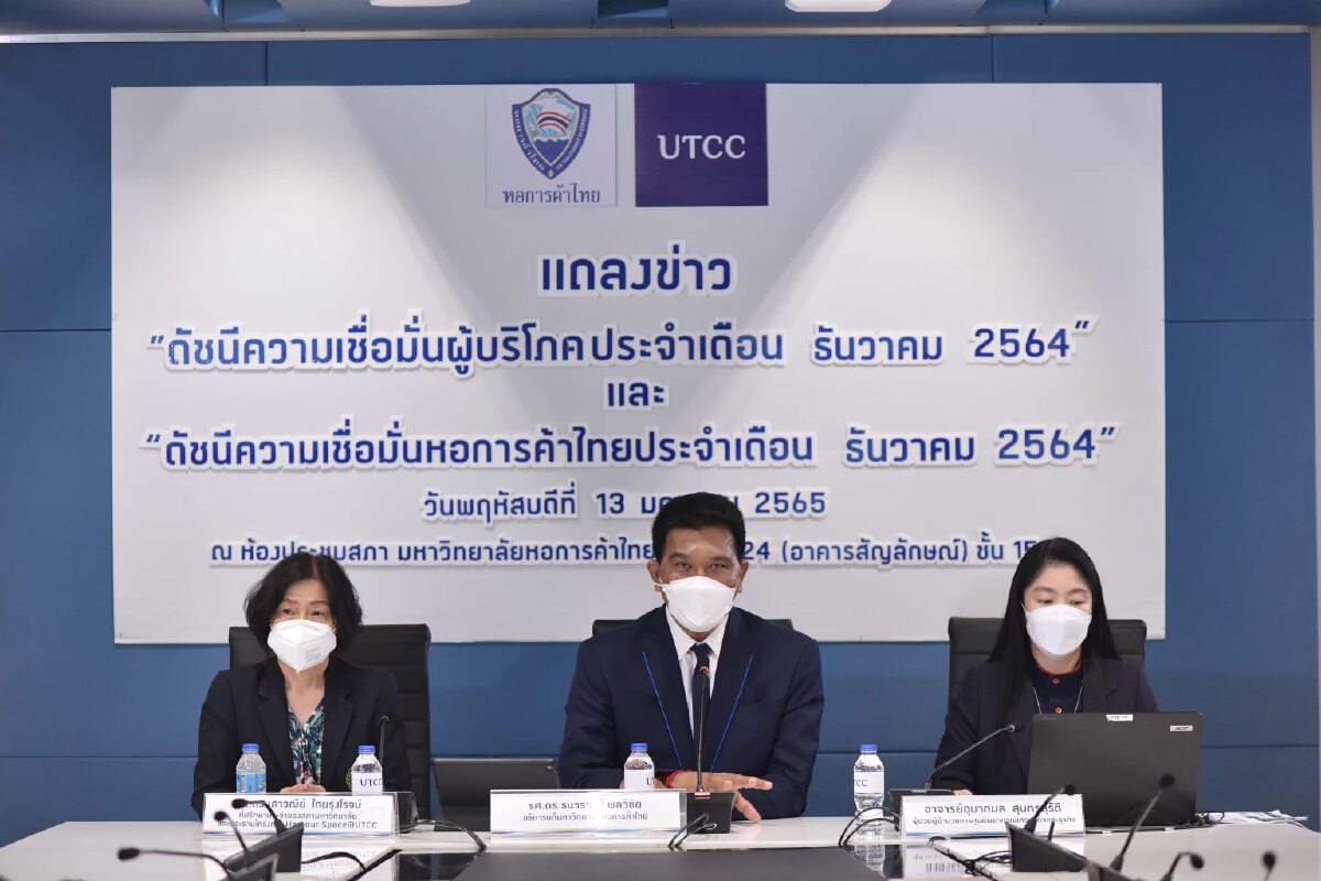 ดัชนีเชื่อมั่นผู้บริโภคเดือนธ.ค.64 ปรับตัวดีขึ้นสูงสุดในรอบ 9 เดือน