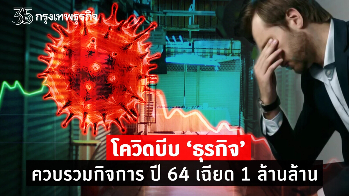 โควิดบีบ“ธุรกิจ”ควบรวมปี 64 เฉียด 1 ล้านล้านบาท