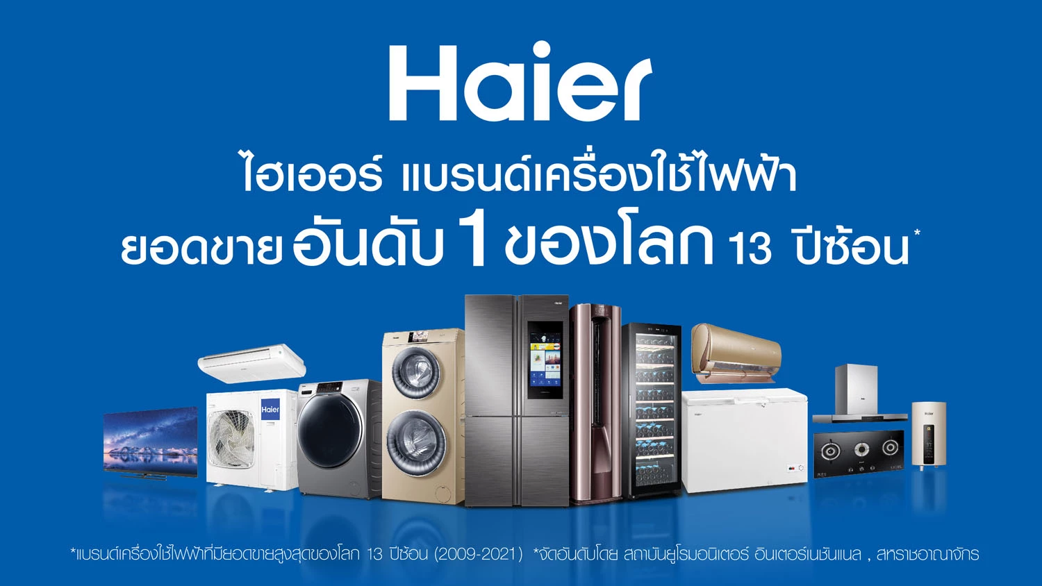 เปิดแผน “ไฮเออร์” ปี 65 ลุยคอนเซ็ปต์ “Haier Inspired Living”