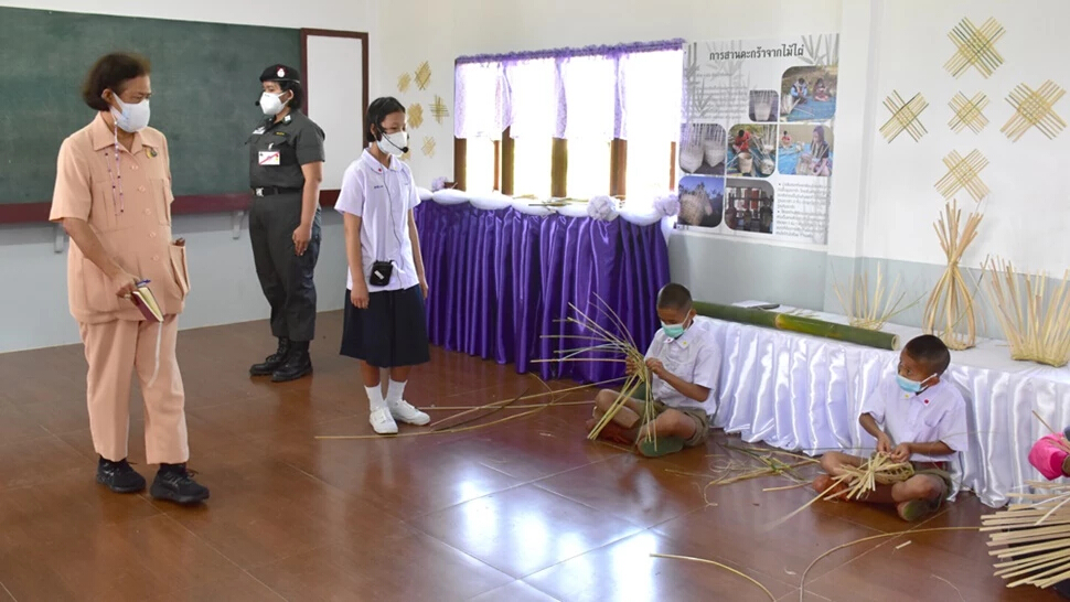 กรมสมเด็จพระเทพฯ ทรงติดตามการดำเนินงาน ศูนย์การตำรวจตระเวนชายแดนท่านผู้หญิงมณีรัตน์ บุนนาค